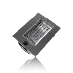 Churrasqueira Elétrica Compacta de Embutir para Apartamento e Varanda Gourmet | INOX 110v ou 220v - E-SMART