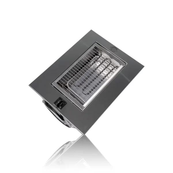 Churrasqueira Elétrica Compacta de Embutir para Apartamento e Varanda Gourmet | INOX 110v ou 220v - E-SMART