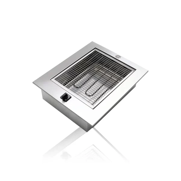 Churrasqueira Elétrica de Embutir para Apartamento e Varanda Gourmet | INOX 110v ou 220v - ELÉTRICA PADRÃO