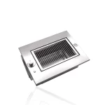 Churrasqueira a Gás de Embutir Compacta para Varanda Gourmet | INOX sem fumaça linha SMART
