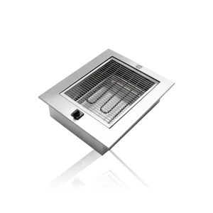 Churrasqueira Elétrica de Embutir para Apartamento e Varanda Gourmet | INOX 110v ou 220v - ELÉTRICA PADRÃO