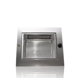 Churrasqueira a Gás de Embutir para Varanda Gourmet | INOX Linha Gold